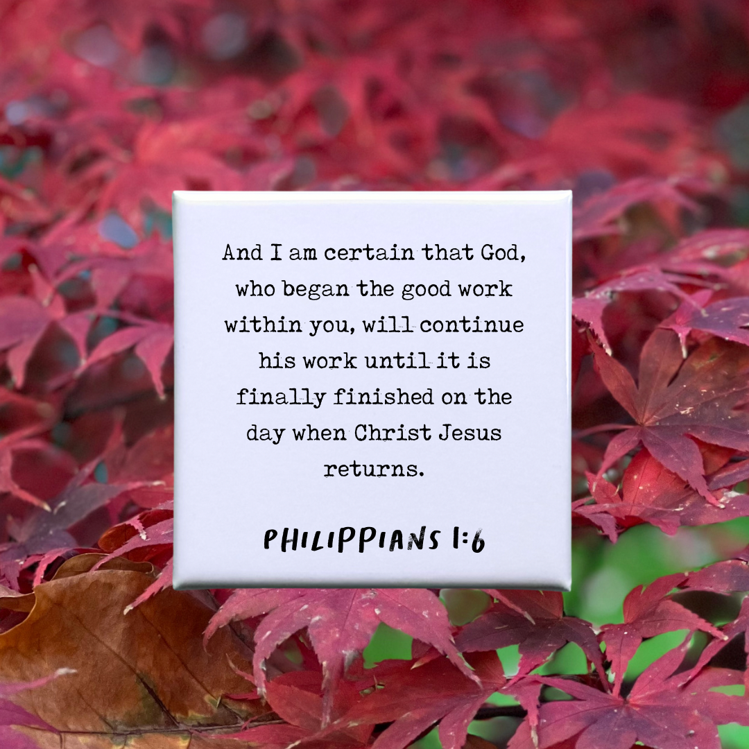 Philippians 1:6 Verse Magnet
