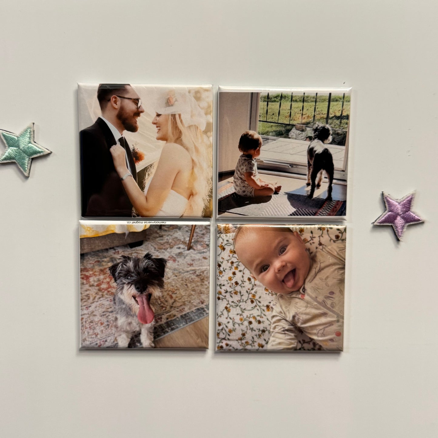 4 Custom Photo Magnets